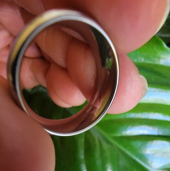 Mosaic Stainless steel ring/band. Size 8. NwT* - Picture 3 of 6